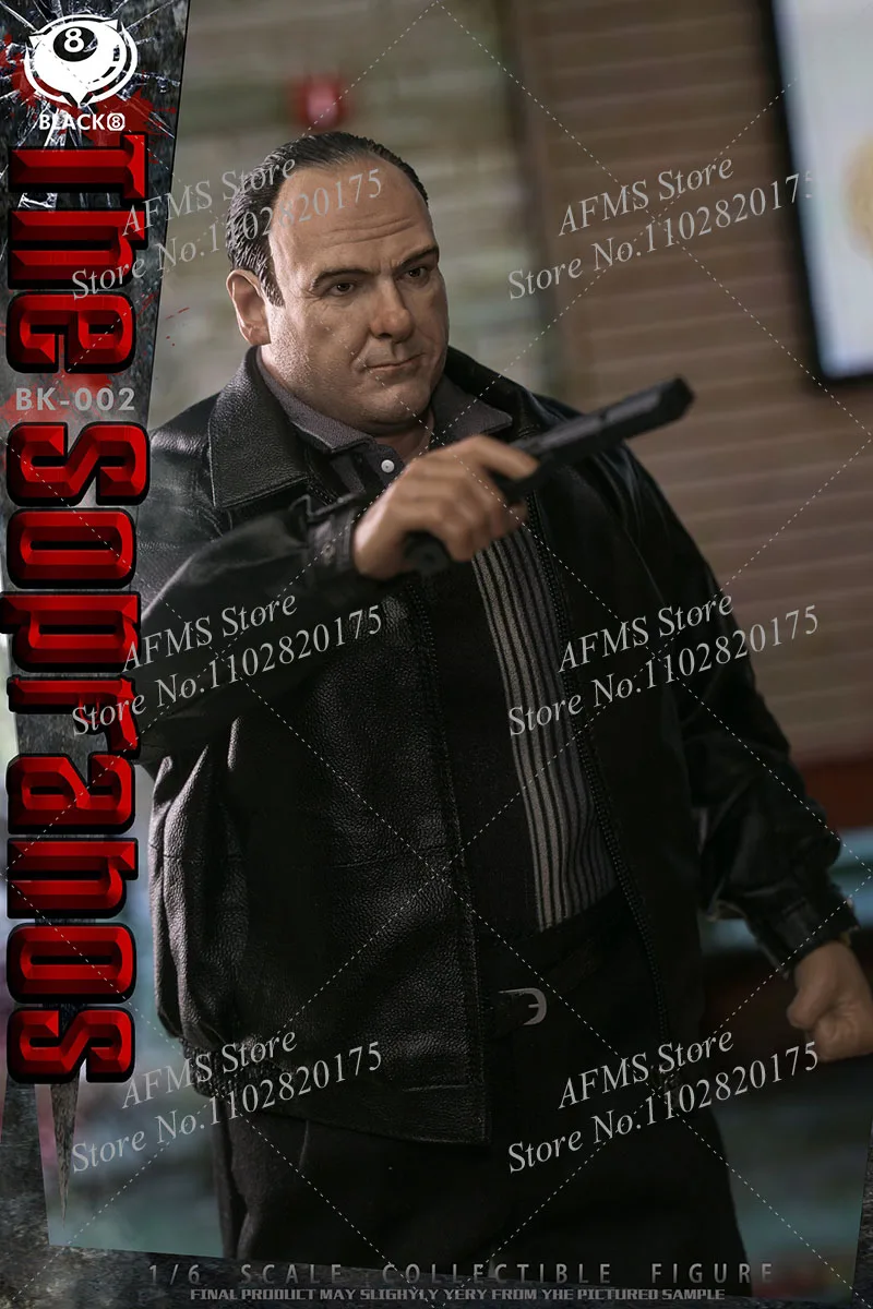 BLACK 8 STUDIO BK-002 Figurka kolekcjonerska w skali 1/6 Gangster Family Boss Pełny zestaw 12-calowy model figurki akcji mężczyzny żołnierza