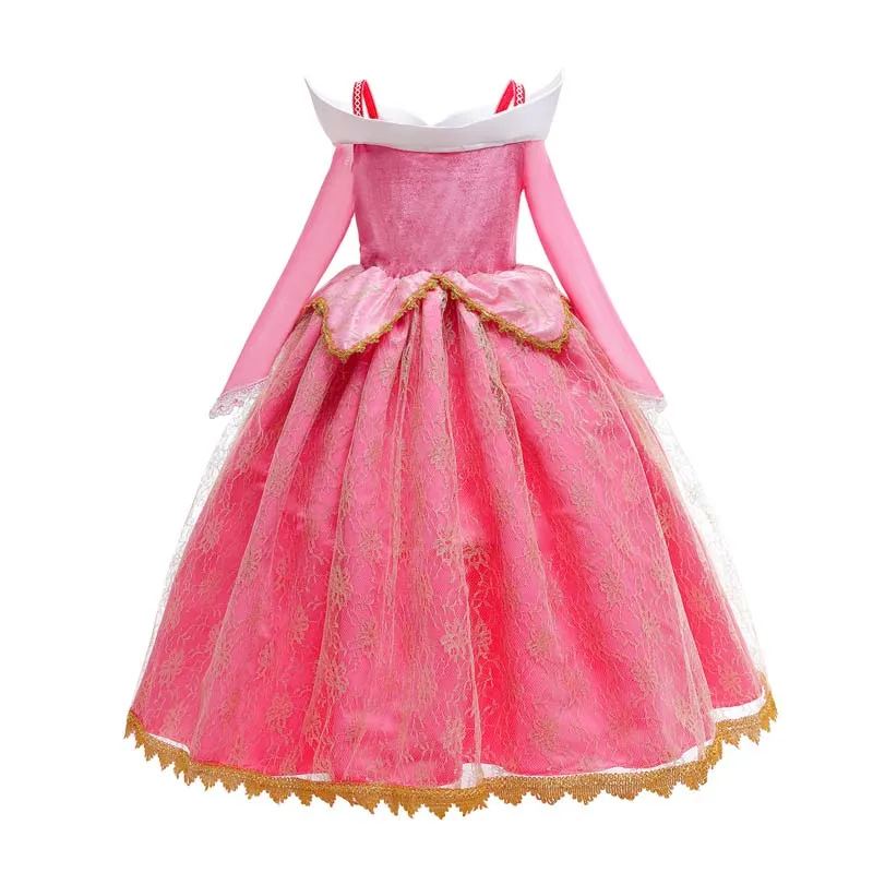 2024 neues Produkt Schönheit Prinzessin schlafen rosa leuchtende Prinzessin führte Kleid mit Accessoires