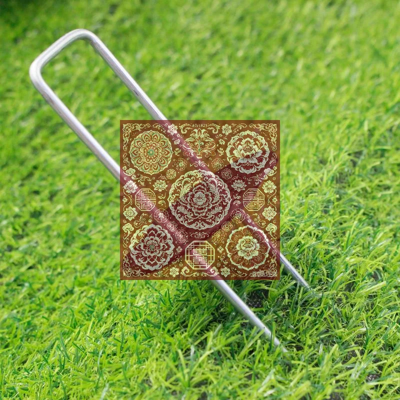 10 Pcs Heavy Duty Galvanized Steel Garden Stakes Rust Resistant Non Slip Washer For Securing Weed Barrier Turf