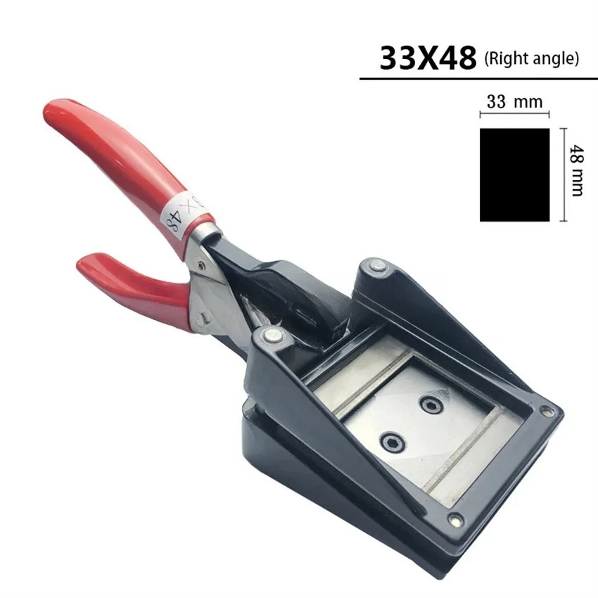 Handheld Photo Cutter ID Photo Punch Cutter  Passport Plier Picture Die Cutter 32x25/35x45/33x48/50x50/32X26mm