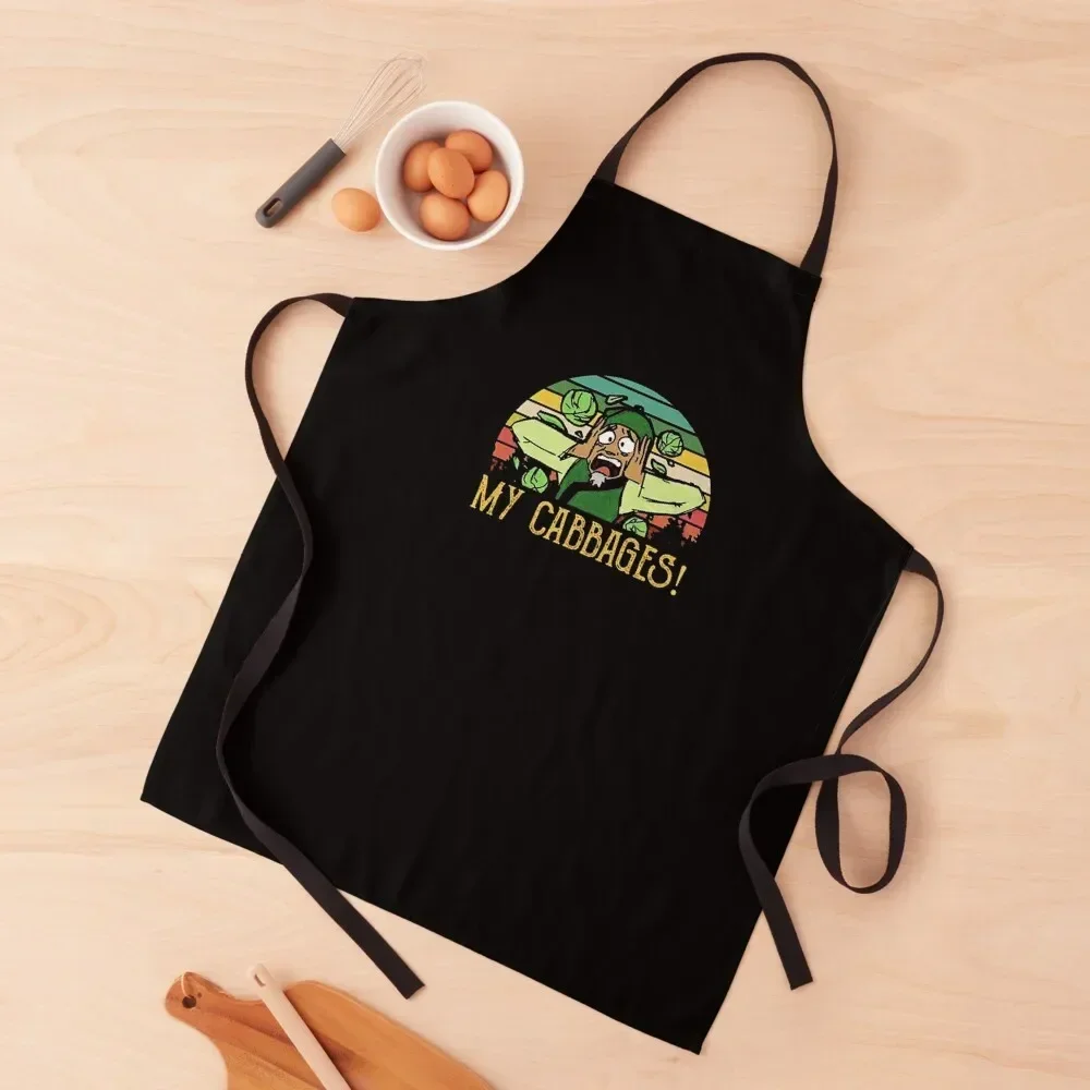 My Cabbages Funny Apron Funny painting Apron