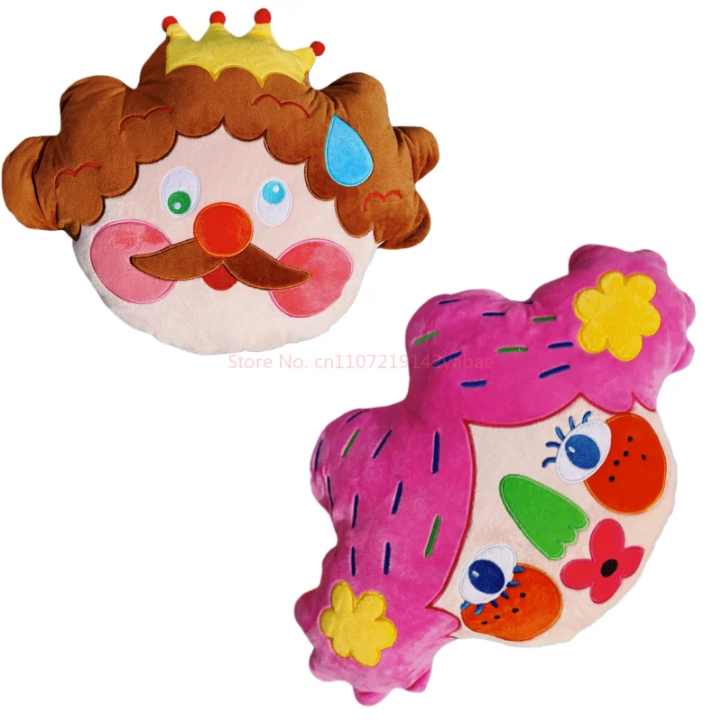 Nouveau Uodycoco roi Dudu fille oreiller Kawaii dessin animé en peluche oreiller pour salon canapé cadeau d'anniversaire en peluche jouet