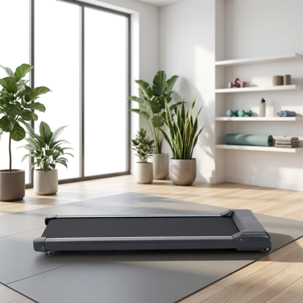 Electric Under‑Desk Treadmill,Remote Control Walking Running Machine for Small‑Space Home Fitness