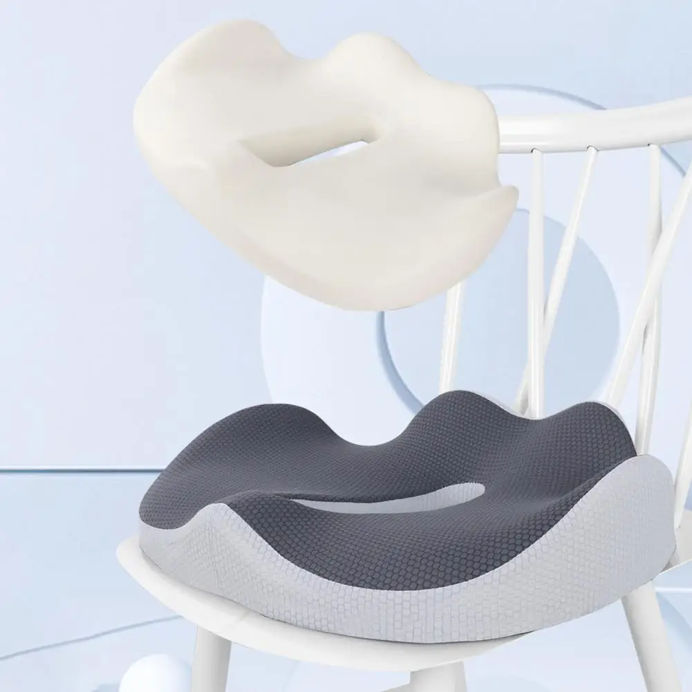 Coccyx Pain Relief Cushion Coccyx Pillow Memory Foam Seat Cushion for Office Workers Sciatica Relief Tailbone Cushion for Car