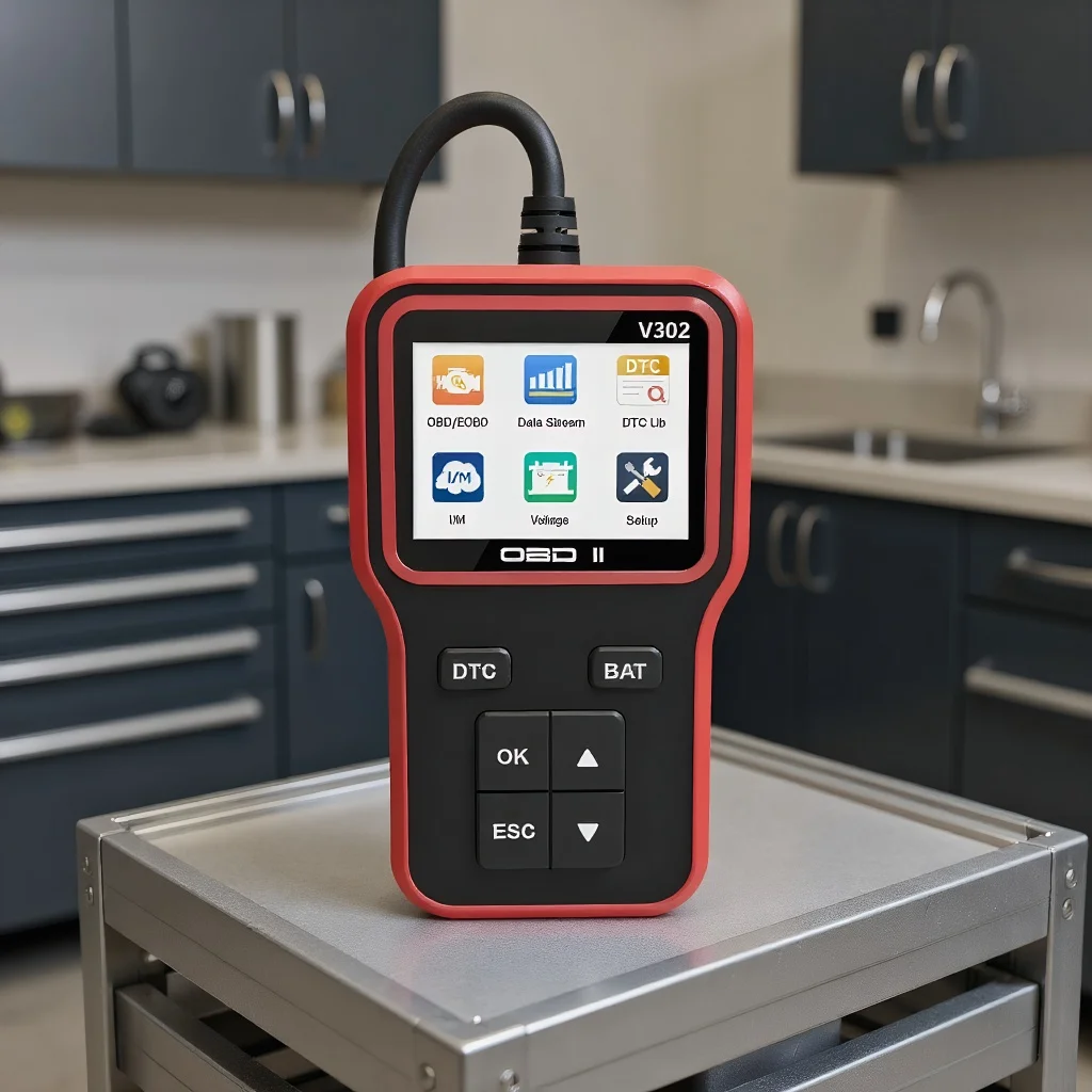 

​​OBD2 Scanner - USB-Powered Car Engine Fault Code Reader for All OBD II Vehicles​​