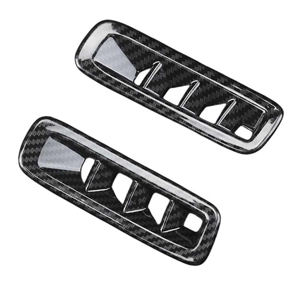 

A Pillar Air Vent Outlet Cover Trim Black Carbon Fiber High-quality New Replacement Installation Easily Install