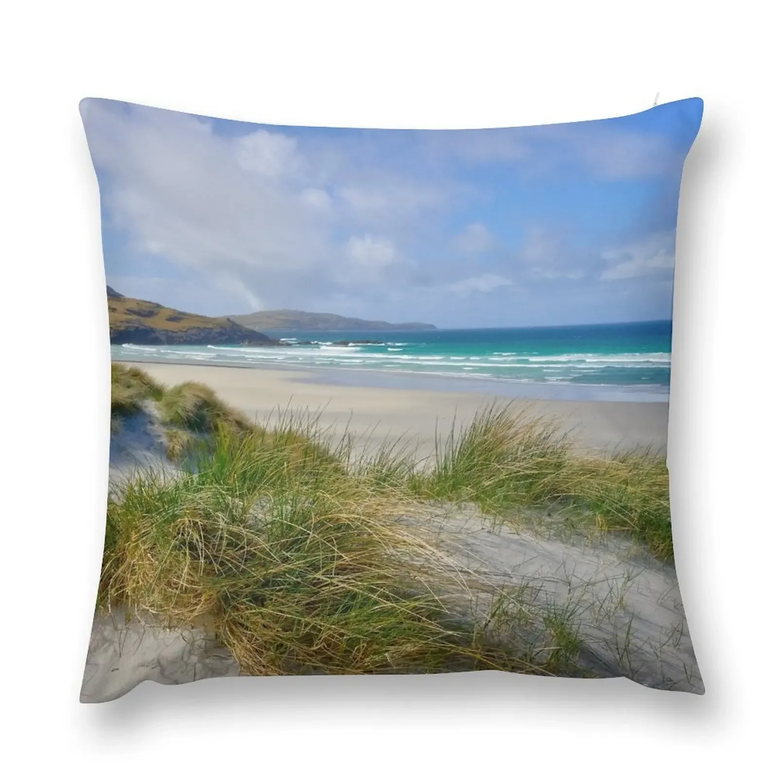 Traigh Eais, Isle of Barra, Outer Hebrides. Throw Pillow Custom Cushion ornamental pillows Cushions For Decorative Sofa pillow