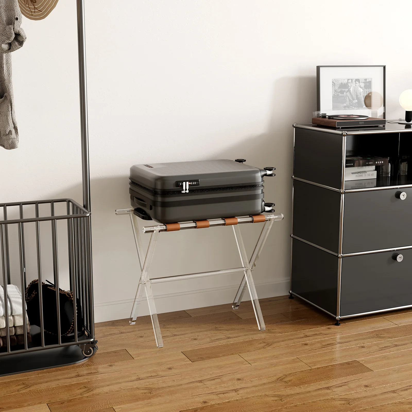 valise-pliante-transparente-en-acrylique-t1-pour-hotel-petit-tabouret-de-rangement-de-vetements