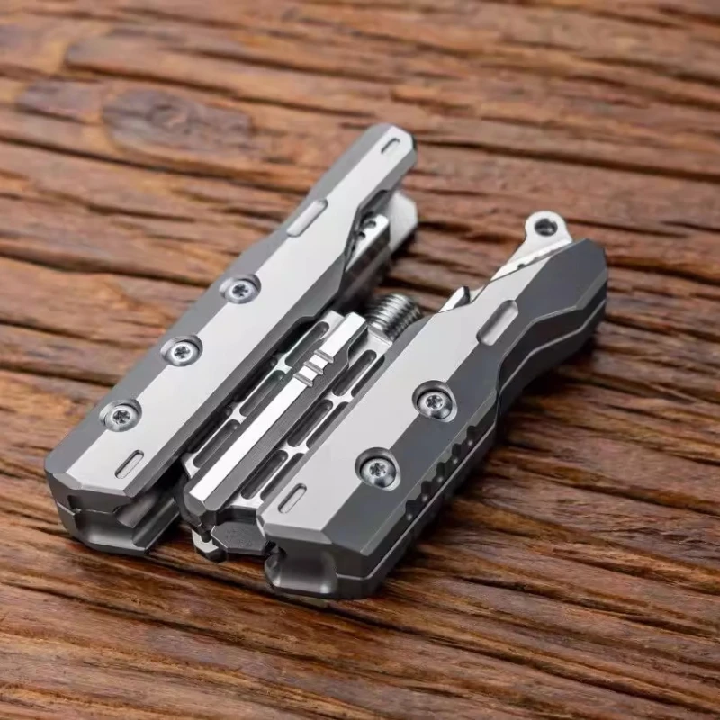 WANWU EDC New Zirconium Alloy Destroyer Electromagnetic Railgun Mechanical Metal Fidget Toy