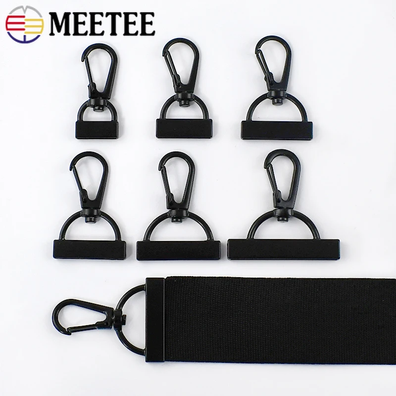 10Pcs 15-38mm Metal Swivel Buckles Webbing Belt Tail Clip Clasp Bag Strap Trigger Snap Hook Clothes Pet Collar DIY Accessories
