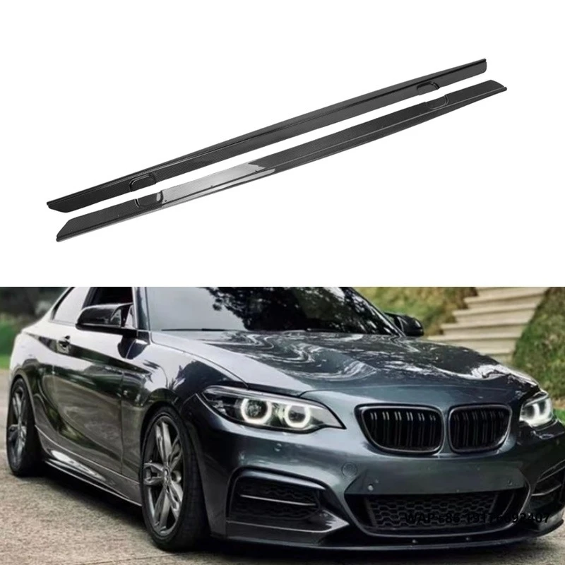 

MP Style Carbon Fiber Body Kit Side Bumper Extension Skirt forBMW F22 Coupe F23 Convertible 218 220 235 240 2014-2019