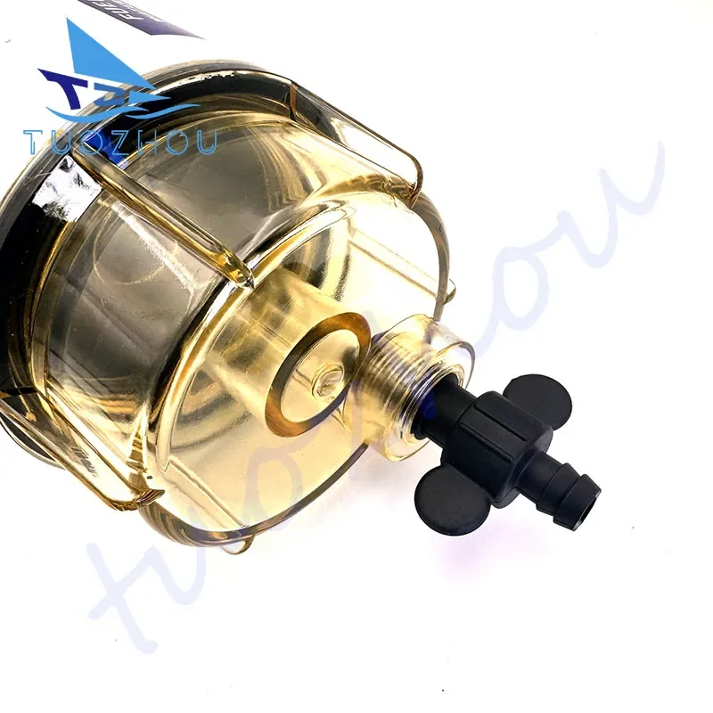 مجموعة فلتر فاصل مياه الوقود متوافقة مع فلتر الوقود الخارجي OMC Marine Engine Boat S3213