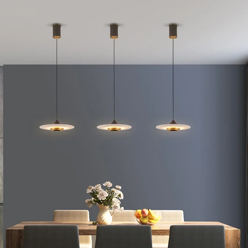 Lighting Factory Wholesale Minimalist Luxury Marble Hanging Lamp Single Pendant Lights For Bedside Dining Table