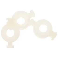 3 Pcs Small Piston Holders Plastic Valves Spring Pads Trumpet Accessories Component Replacement Parts Cornet Supporting Plates