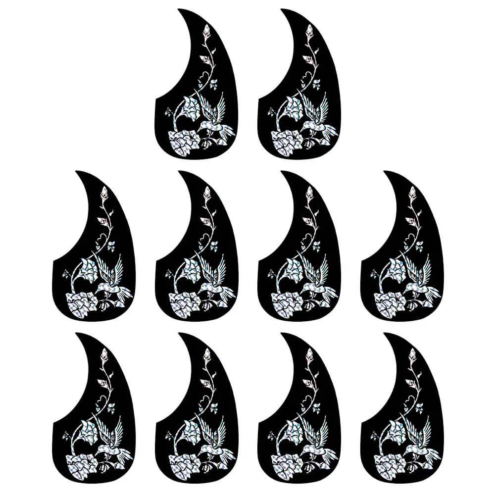 

10pcs Guitar Pickguard 40 41 Inch Drop Shape Acoustic Protector Anti Scratch Folk Replacement Guard Plastic for Acoustic