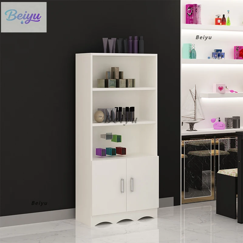 Small Beauty Salon Product Display Cabinet Creative Cosmetics Cabinet Nail Art Shelf Display Shelf Counter Container