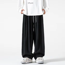 2024 Oversize Men Harem Pants Wide Leg Harajuku Thin Casual Pants Fashion Pants Male Streetwear Hip Hop Trousers Big Size 5XL