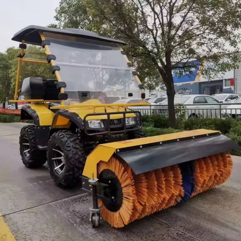 

High Speed Snowplow Snow Car Cleaning Machine Automatic Snow Cleaner Blower Robot Outdoor Snowplow Snow Brush Sweeper Machine