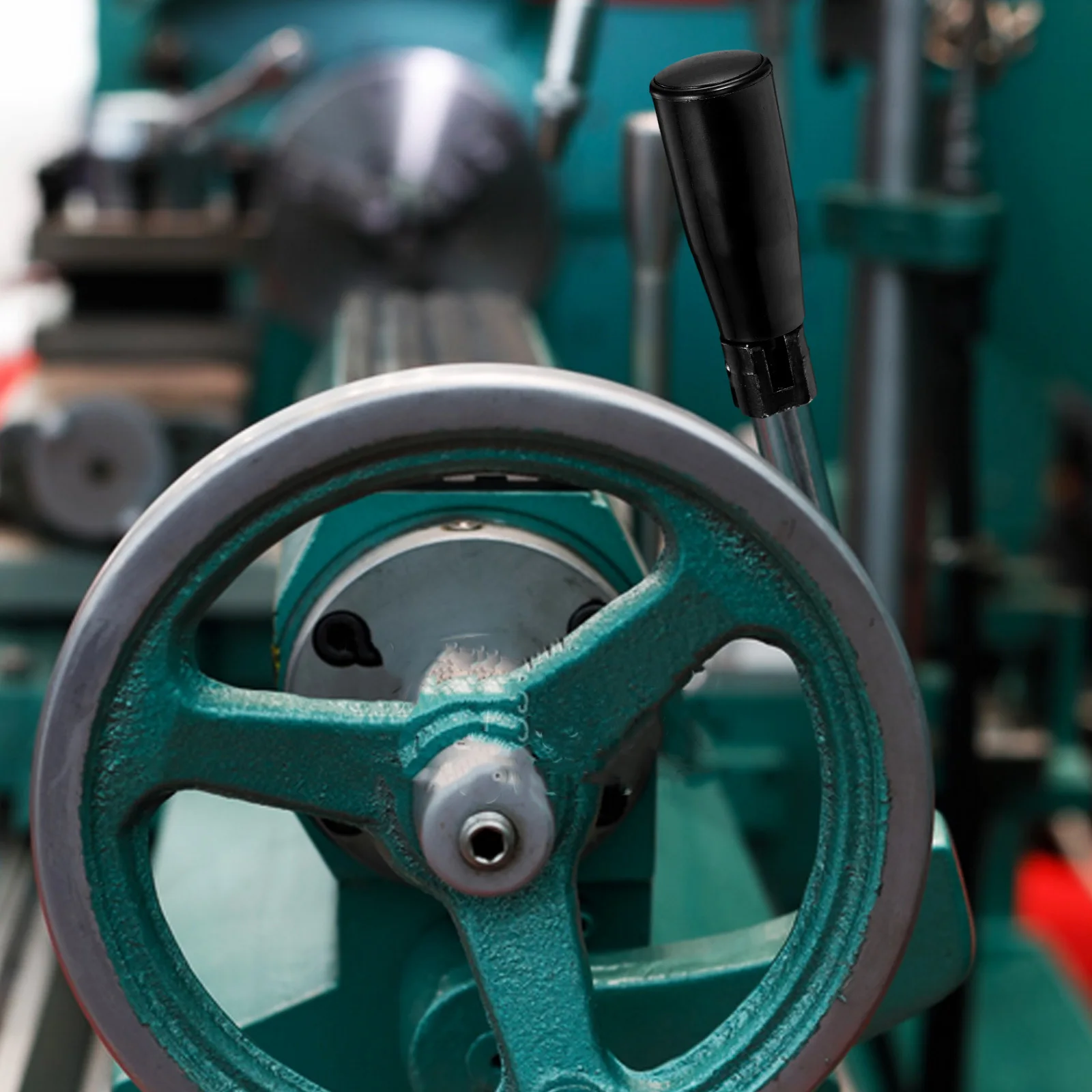 

2pcs Folding Lathe Handle For Machine Tools Comfortable Grip Durable Wear-Resistant Industrial Use Quick Installation