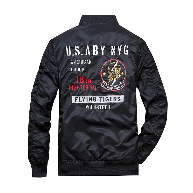 

Mens Flight Jaet Outerwear 2025 New Spring Autumn Workwear Military Sle Embroidered Personalized Streetwear Youthful Wear...