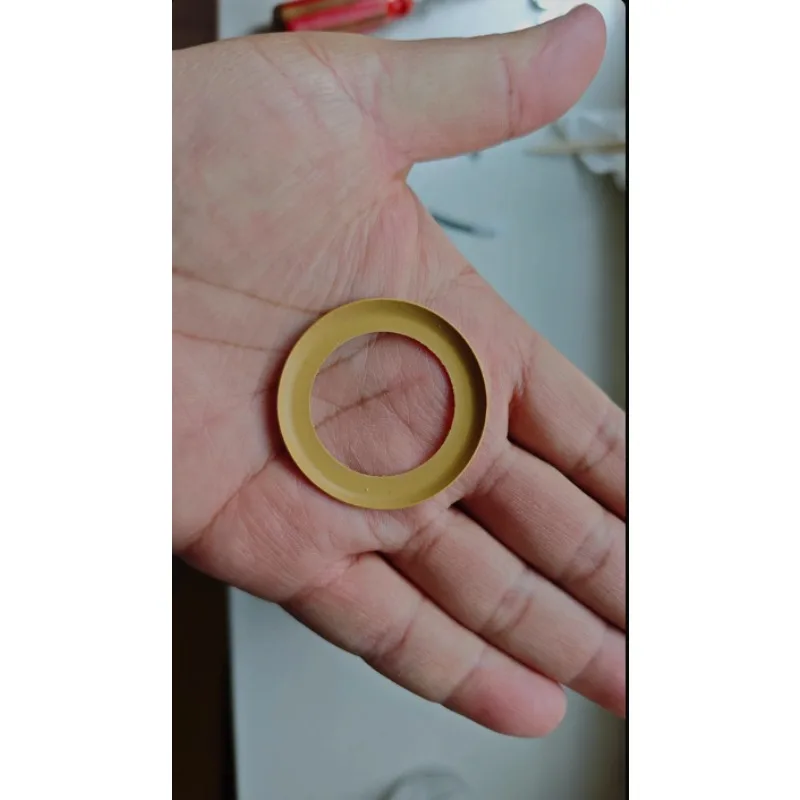 

2pcs Silent oil-free air compressor vacuum pump piston ring rubber ring cup membrane gray sheet