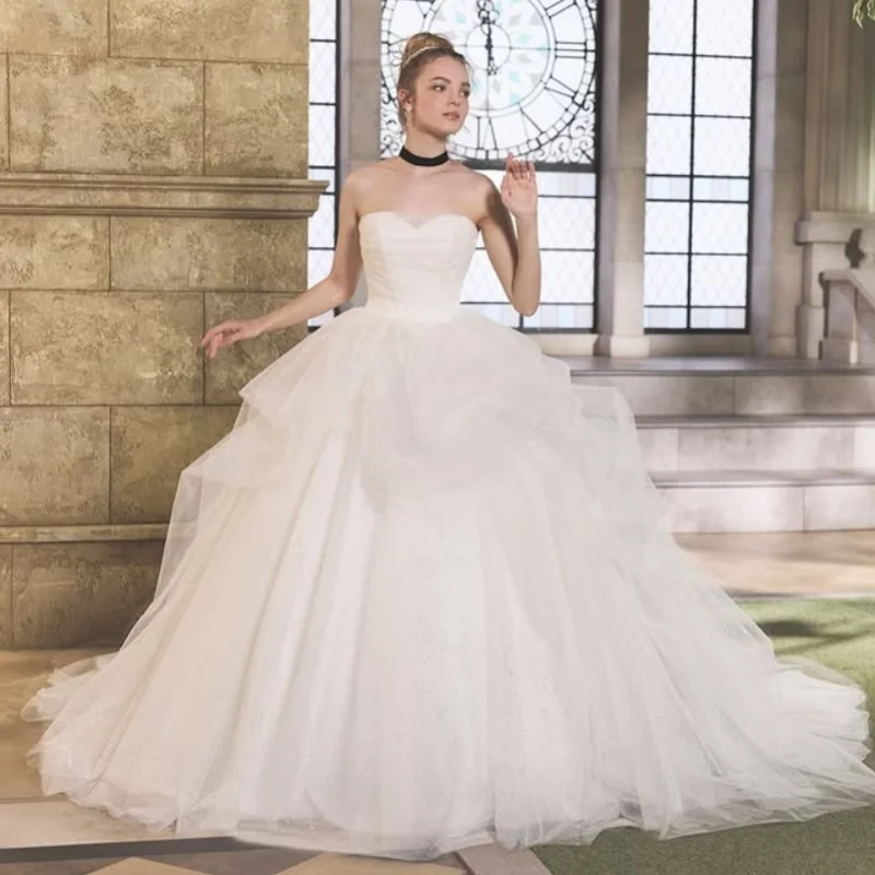 فستان Quinceanera باللون الأزرق الضبابي الطازج والحالم بدون أكتاف من الدانتيل وذيل من فيستدوس دي 15 Quinceanera ﻿ تخصيص