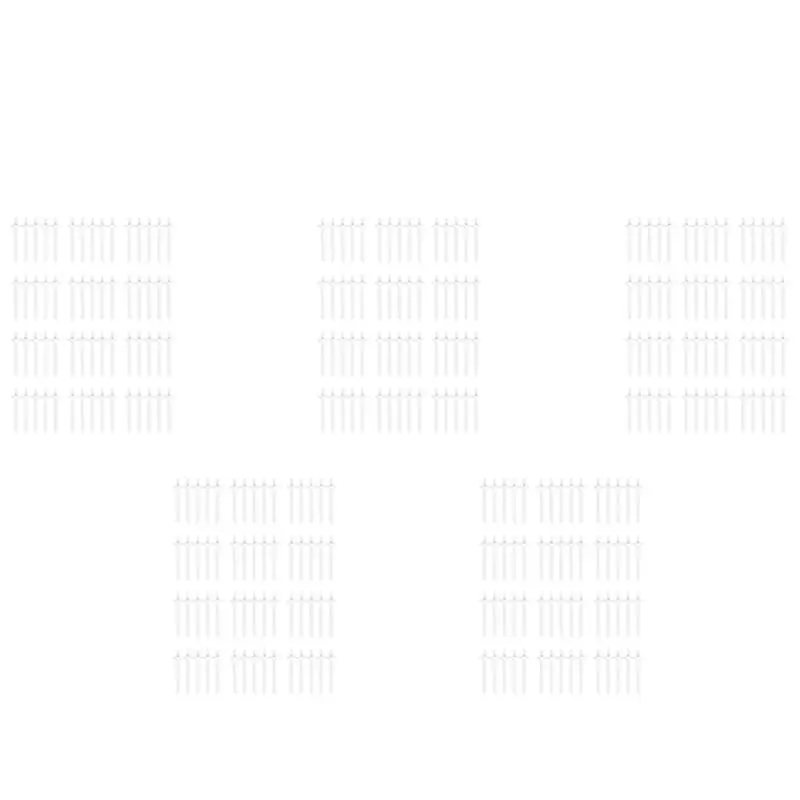 2025-300 قطعة عصا شمع الأنف قضيب ملاعق بلاستيكية شرائط شمع الأنف الأنف النظيف الحواجب إزالة شعر الأنف #1