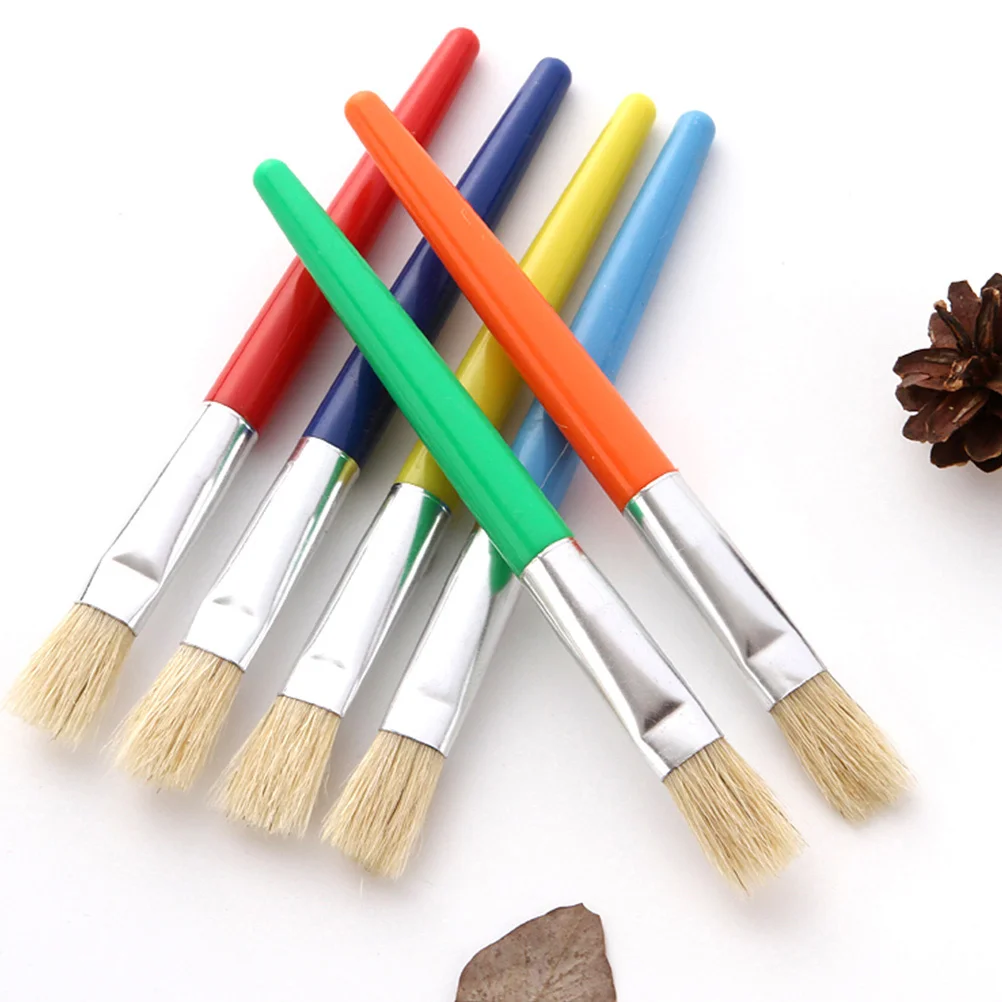 

10Pcs Oil Painting Brushes Watercolor Artist Paint Brush Set Cultivate Creativity and Imagination Paint Brush