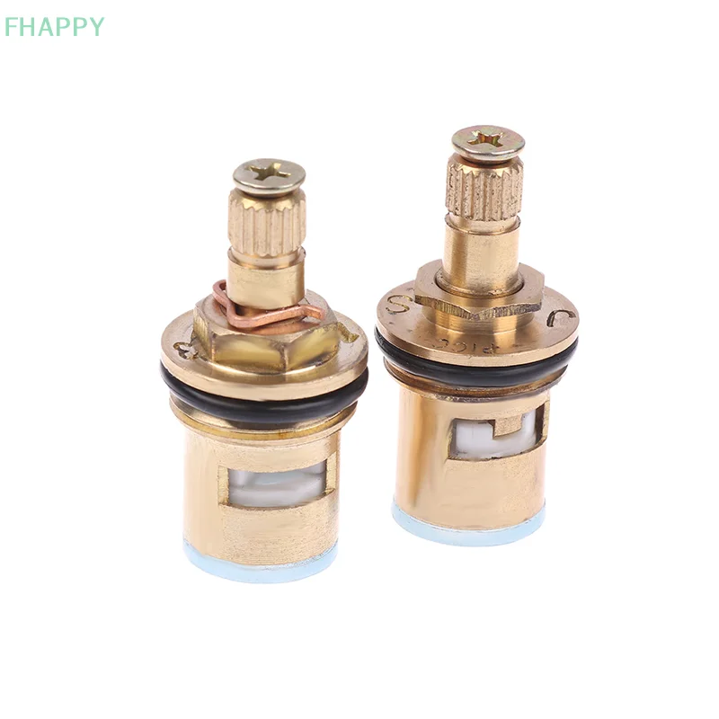 1PC ห้องน้ําห้องครัว DIY อุปกรณ์เสริม Universal 1/2 "เปลี่ยนวาล์วแตะทองแดงเซรามิคตลับหมึกด้านในก๊อกน้ําวาล์ว