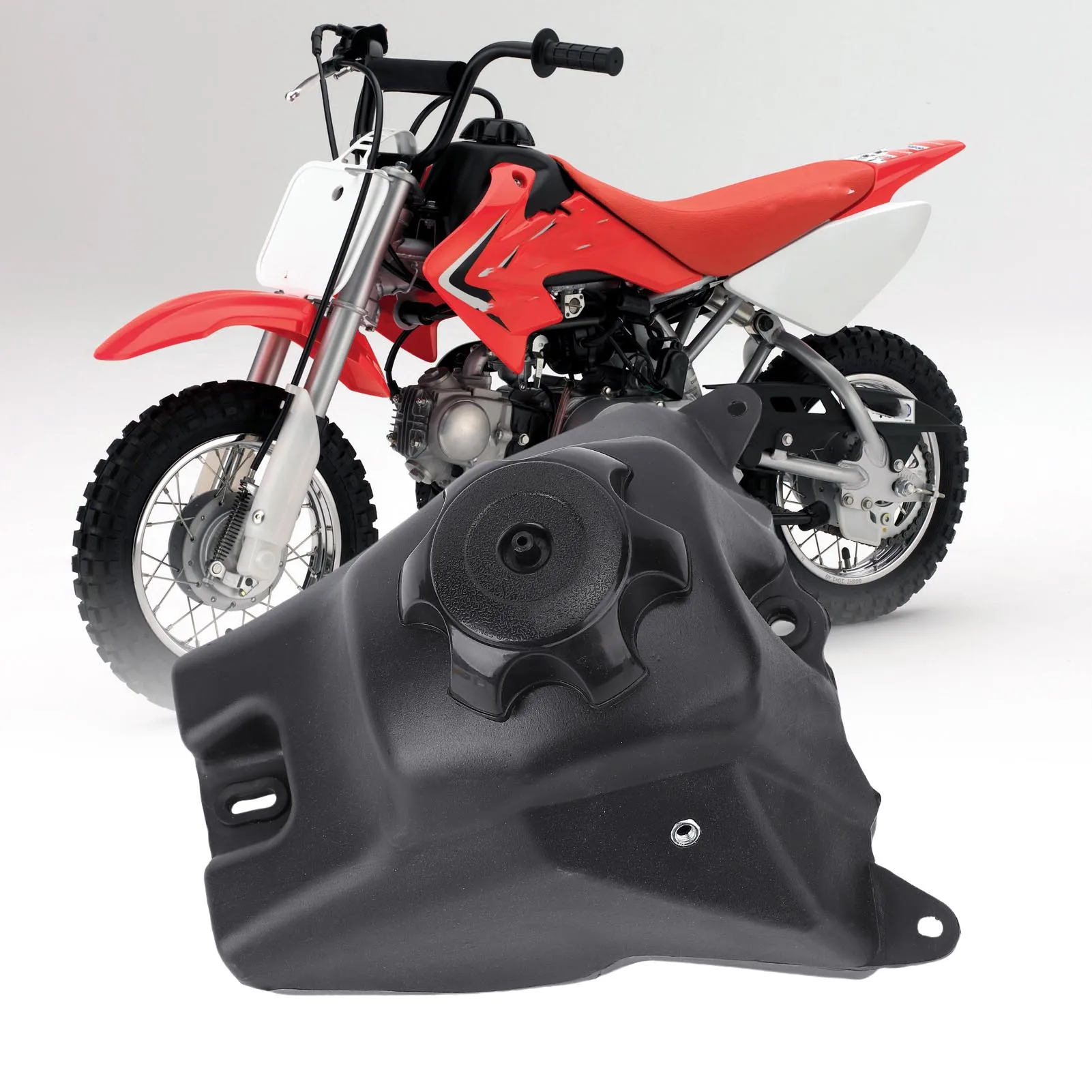 

2.5L Plastic Gas Fuel with Gas Shockproof Petrol Fuel Replacement for XR50 CRF50 Pit Dirt Bikes 2.5L Gas Fuel
