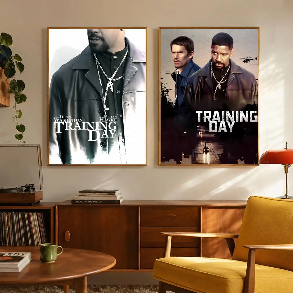 Gritty Intense T-Training Day Poster Digital Solvent Print Waterproof PP Fade-Resistant Wall Art Room Decor Gift