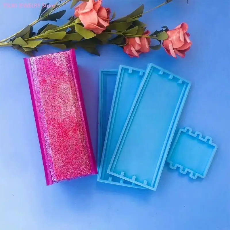 

62KE 1 компл. коробка для хранения домино форма для эпоксидной смолы контейнер силиконовая форма DIY ремесла литейные