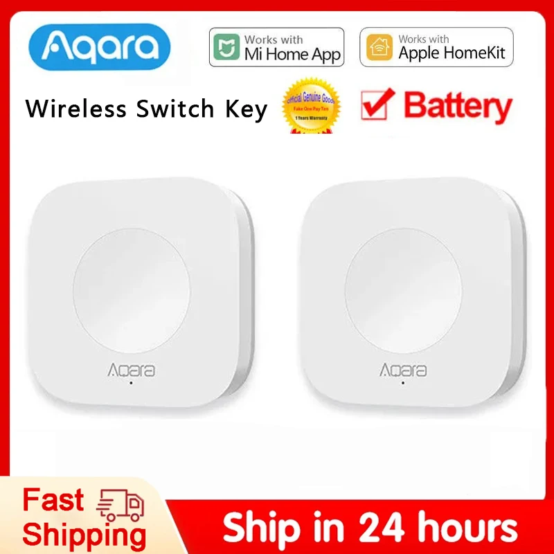 Aqara Sensor Wireless Mini Smart Switch Zigbee One Key Control Button for Homekit Xiaomi Mihome Smart Home Security