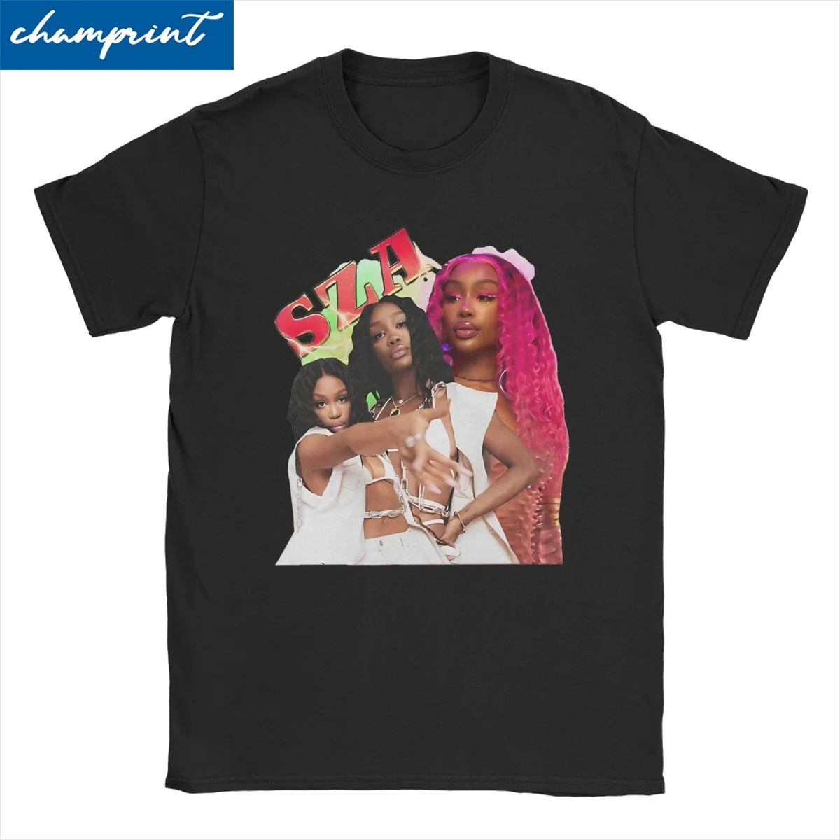 

Rapper SZA T Shirts Men Women Pure Cotton Awesome T-Shirt Round Neck Hip Hop Tees Short Sleeve Clothes Adult