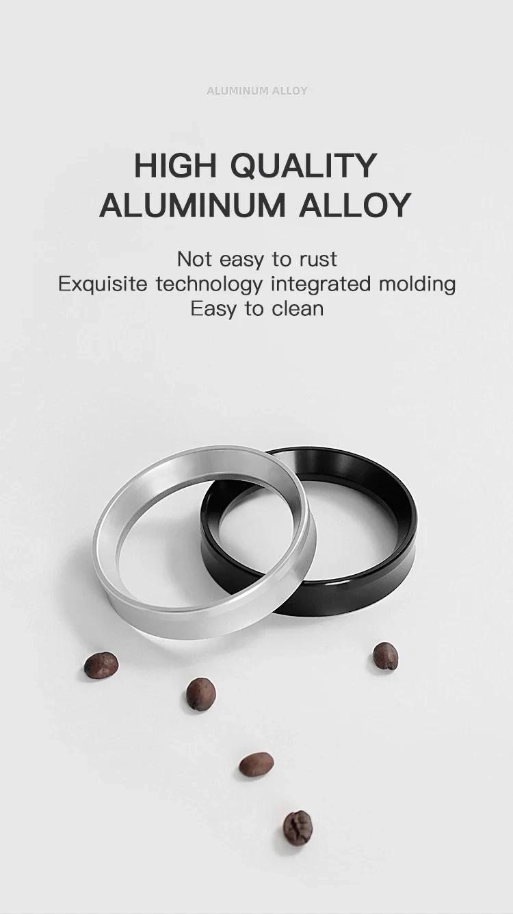 Kaffee Dosier ring 51mm 53mm 58mm Espresso Dosier trichter magnetisch für Delonghi Brevi lle Sieb träger Barista Werkzeuge Zubehör – Detail 7