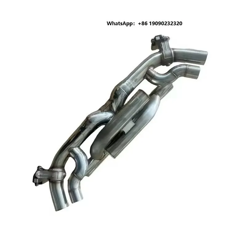 Luxury Racing Exhaust Pipe Kit Muffler Vacuum Valves Polished Stainless Steel  ttjj