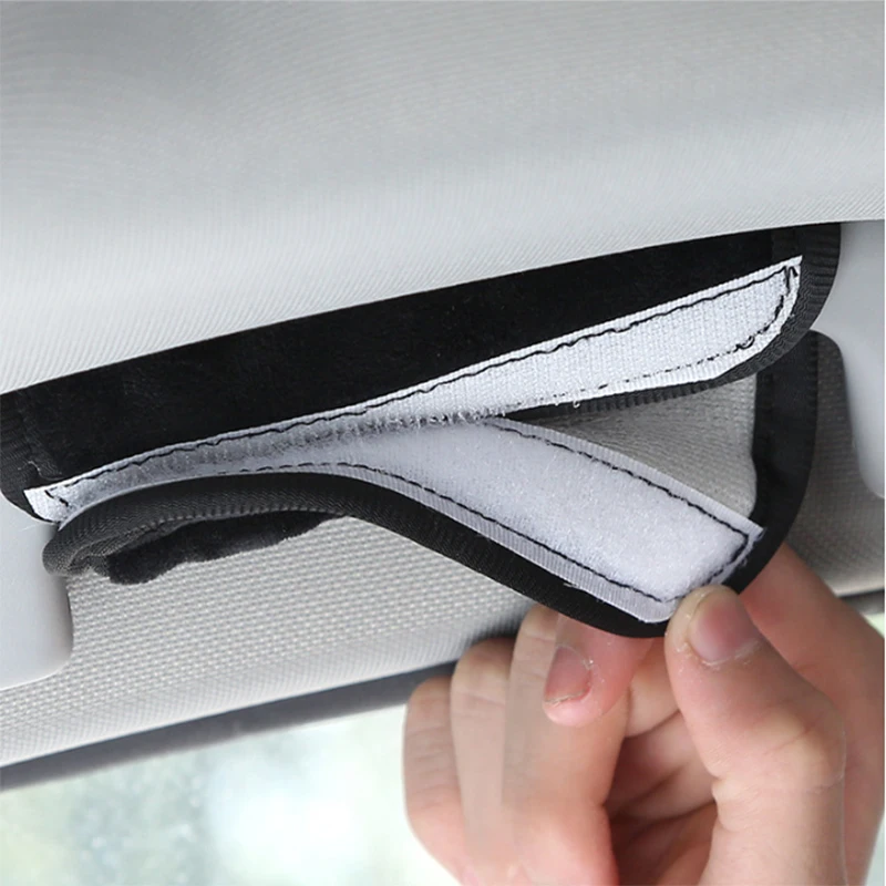 Car Shifter Protection Cover Paste Type Universal Puller Gear Shift Collars Ice Silk Plush Roof Door Handle Interior Supplies