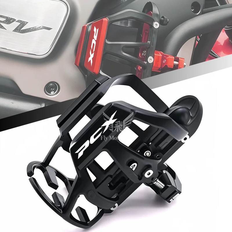 For Motorcycle HONDA PCX150 PCX125 PCX 125 150 PCX160 | CNC Beverage Water Bottle Cage Drink Cup Holder Sdand Mount Accessories