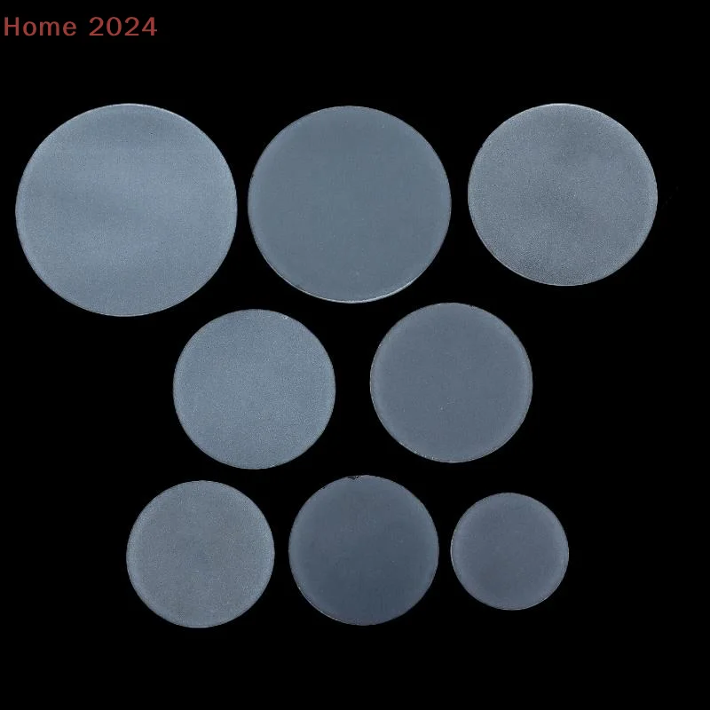 5PCS Matte Glass Round Flat Semitransparent Frosted Glass Lampshade For LED Lamp Down Light Flashlight