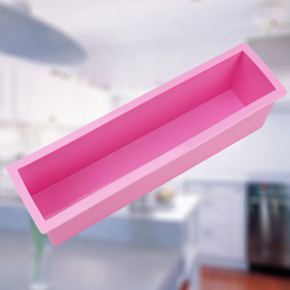 

Rectangular Soap Mold Flexible Silicone Large Size DIY Loaf Cake Making Supplies Non-Stick Heat Resistant Easy Demould