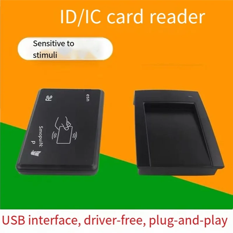 

【HASD】Регулируемый 14443A RFID IC + считыватель идентификационных карт 13,56 МГц смарт-карт IC USB-сенсорный считыватель контроля доступа бесконтактный