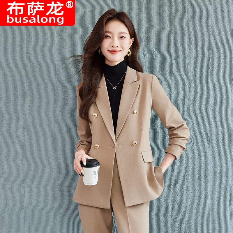 Suit Autumn Job Interview Business Wear Temperament Workplace Formal Wear Suit Jacket Overalls Business Formal Wear