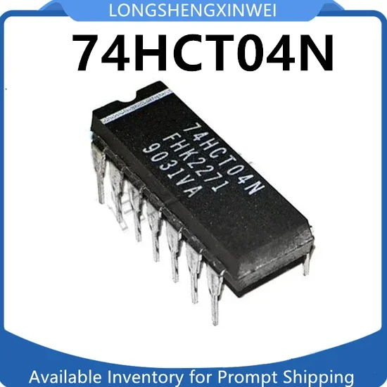 1PCS 74HCT04N SN74HCT04N New  High-speed Silicon Gate CMOS Chip DIP-14 Original