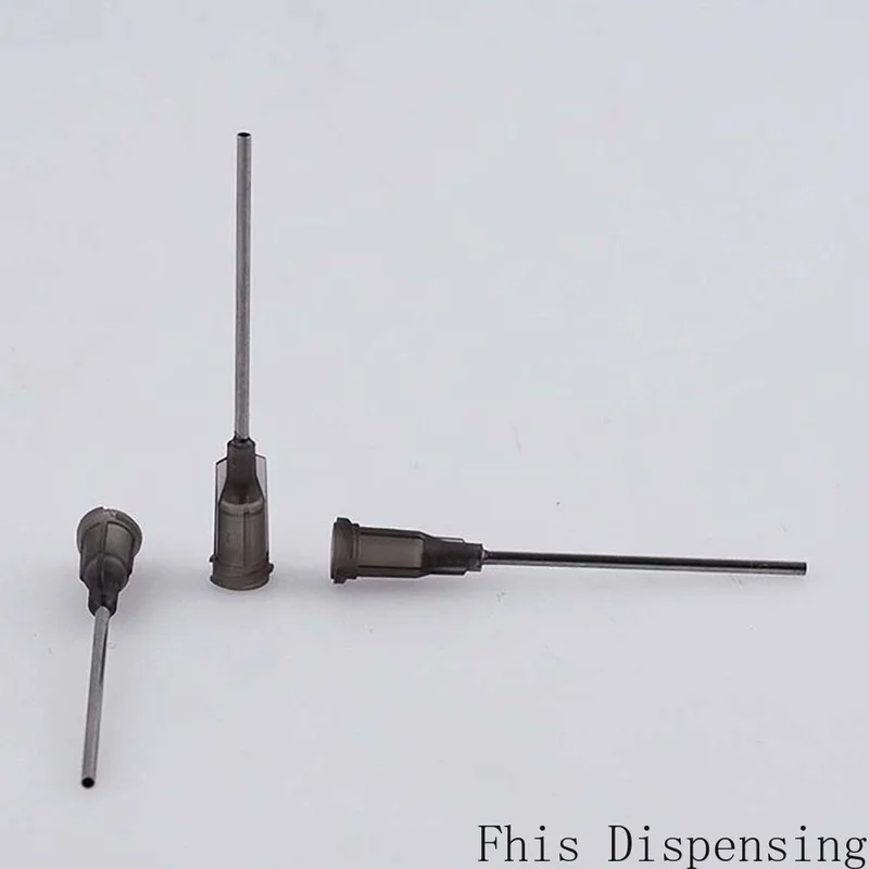 1.5 Inch 16G Blunt Dispensing Needles PP Luer Lock Hub Tubing Length Precision S.S Dispense Tips Pack of 30