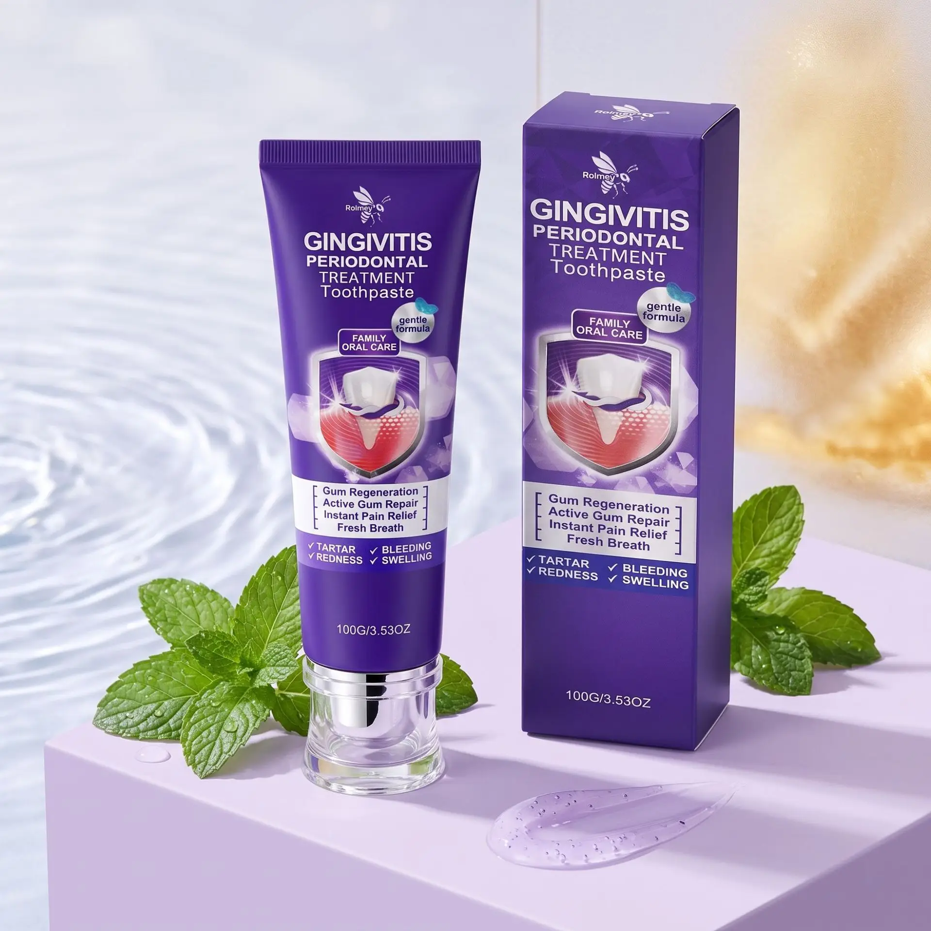 Toothpaste Advanced Gum Repair Toothpaste for Periodontal Care,improves Halitosis,Prevents Periodontitis,Natural Oral Care