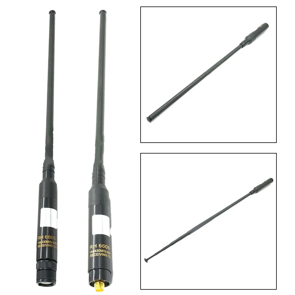 RH660S High-Gain Dual Walkie-Talkie Telescopic Antenna With SMA-Female/SMA-Male Herramientas Taladros Navaja Power Tool Sets