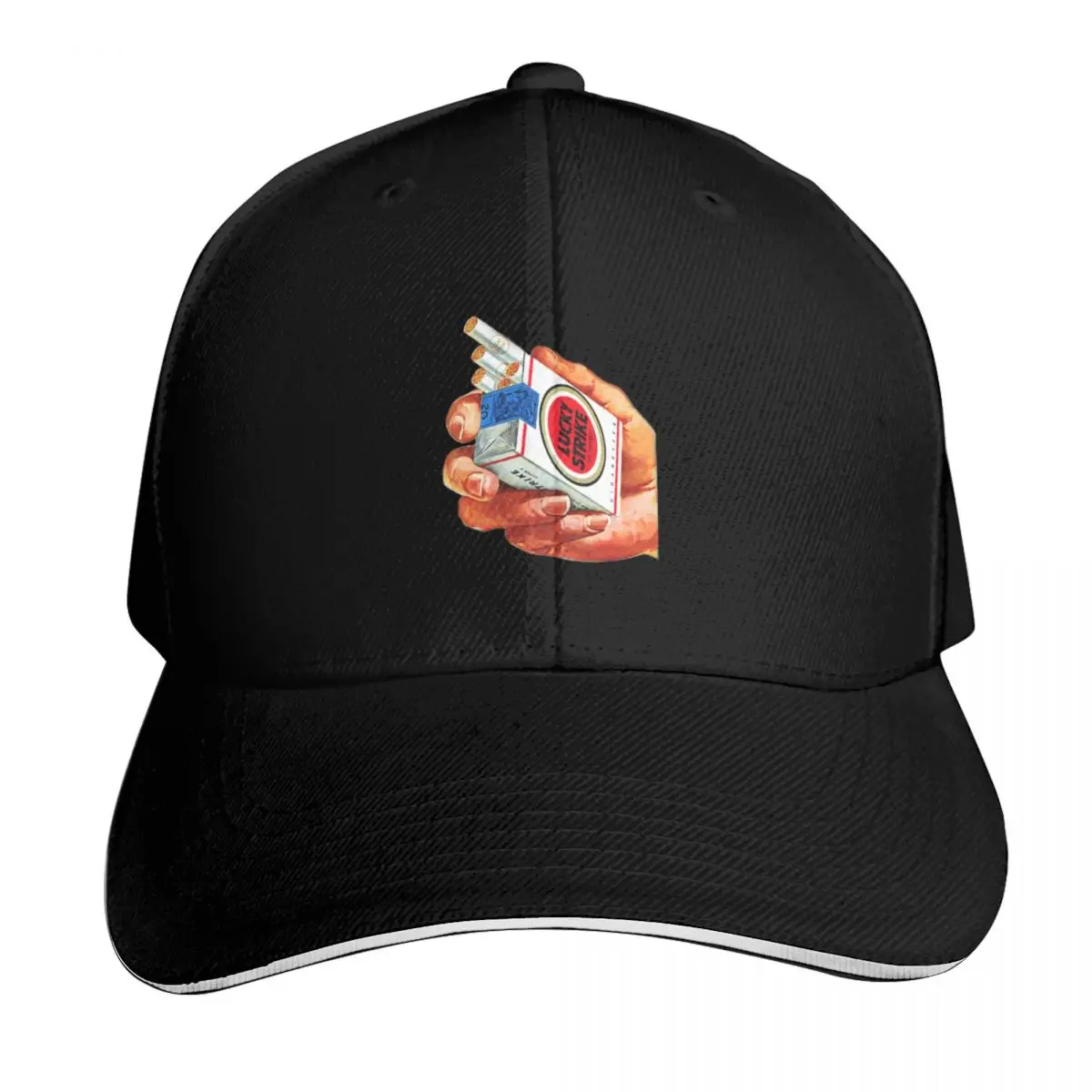 lucky-strike Baseball Cap Curved Brim Classic Fit Low Profile Unstructured Unisex for Men Women