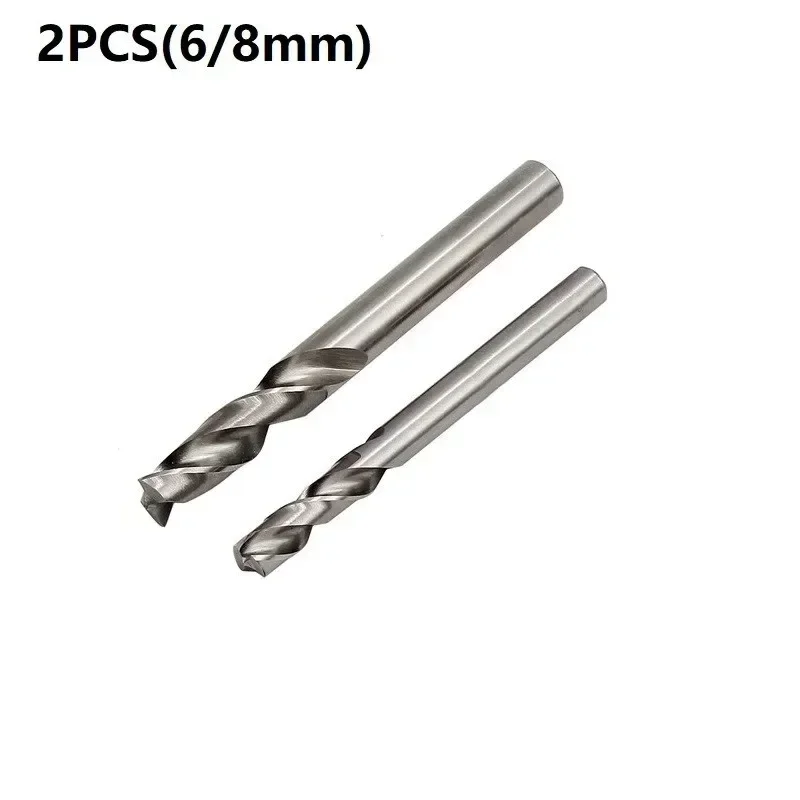 1/2 pezzi HSS CO set di punte per saldatura a punti 6/8mm taglierina per rimozione saldatore strumento di perforazione per scanalatura di fori metallici