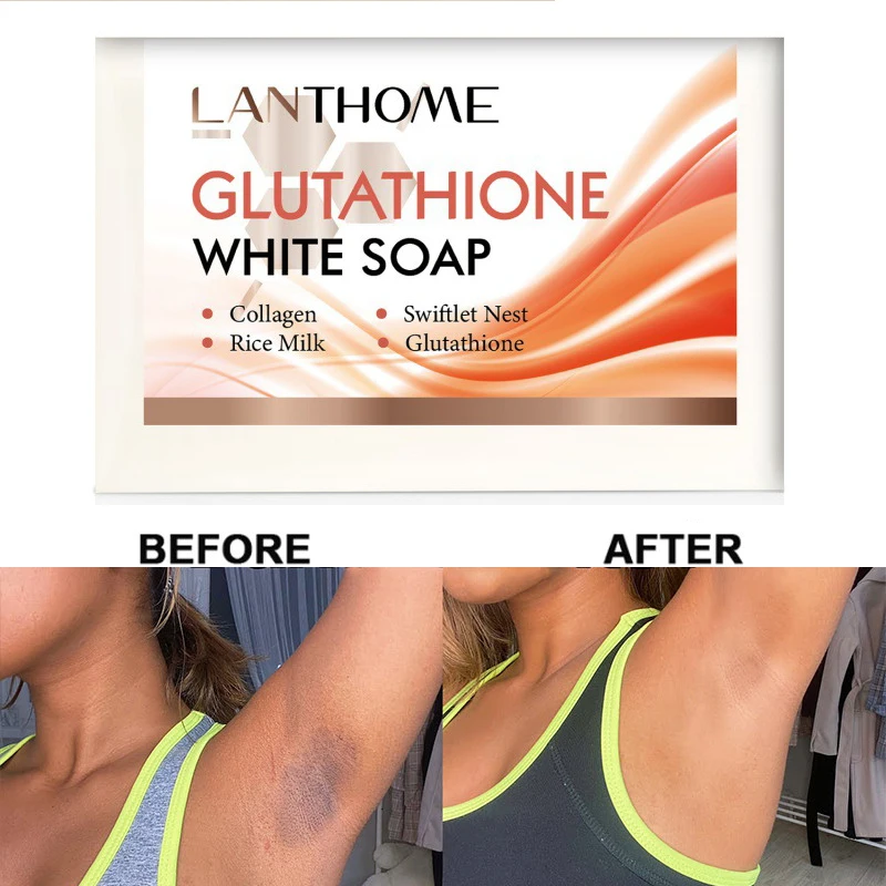 

Glutathione Cream Soap Lighten Dark Underarm Leg Remove Dead Skin Lightening Brightening Face Glowing Skin Premium Hand Soap