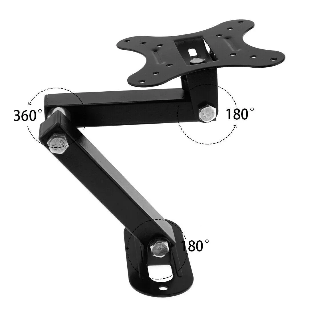TV Wall Mount Bracket Adjustable Rotated Holder Universal TV Mount for 14 to 27 Inch Computer LCD LED Monitor Tablet PC